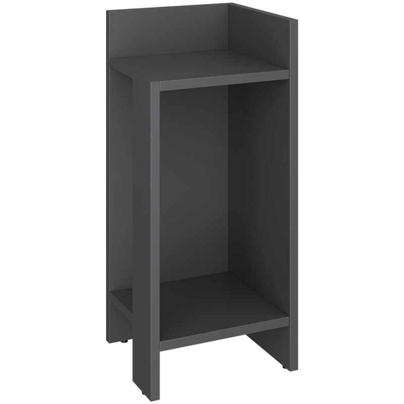 foto del prodotto vicco comodino camera da letto lenar, antracite, 27 x 60 cm