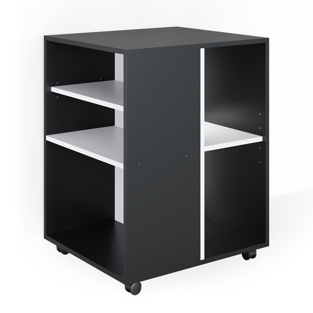 foto del prodotto vicco contenitore per rotoli antracite 52.6 x 59.4 cm