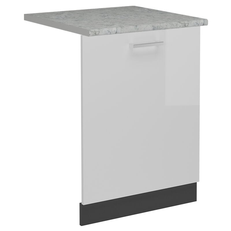 foto del prodotto vicco coperchio per lavastoviglie bianco lucido 60 cm , pl marmo