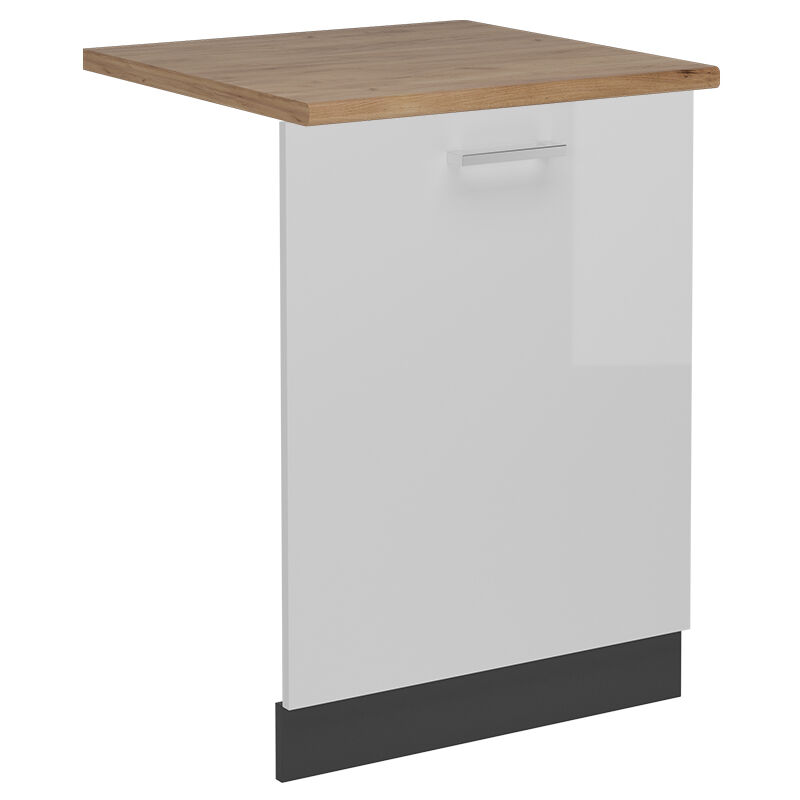 foto del prodotto vicco coperchio per lavastoviglie bianco lucido 60 cm , pl rovere