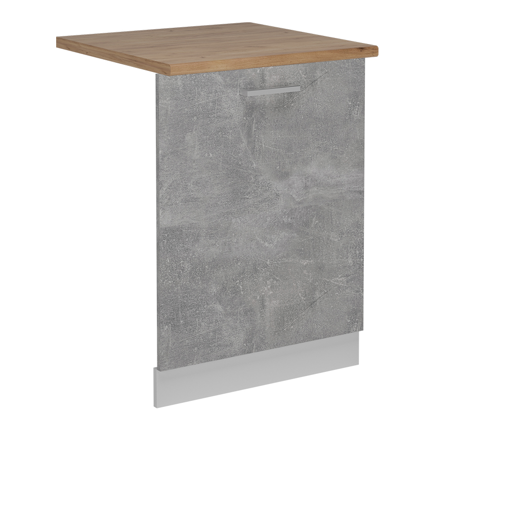 foto del prodotto vicco coperchio per lavastoviglie calcestruzzo 60 cm , pl rovere