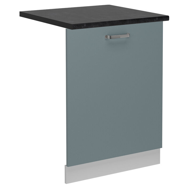 foto del prodotto vicco coperchio per lavastoviglie r line, grigio blu, 60 cm , pl antracite
