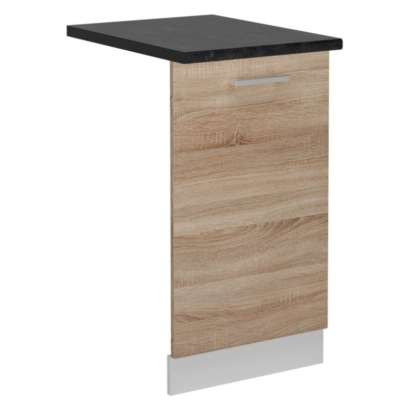 foto del prodotto vicco coperchio per lavastoviglie r line, sonoma, 45 cm , pl antracite