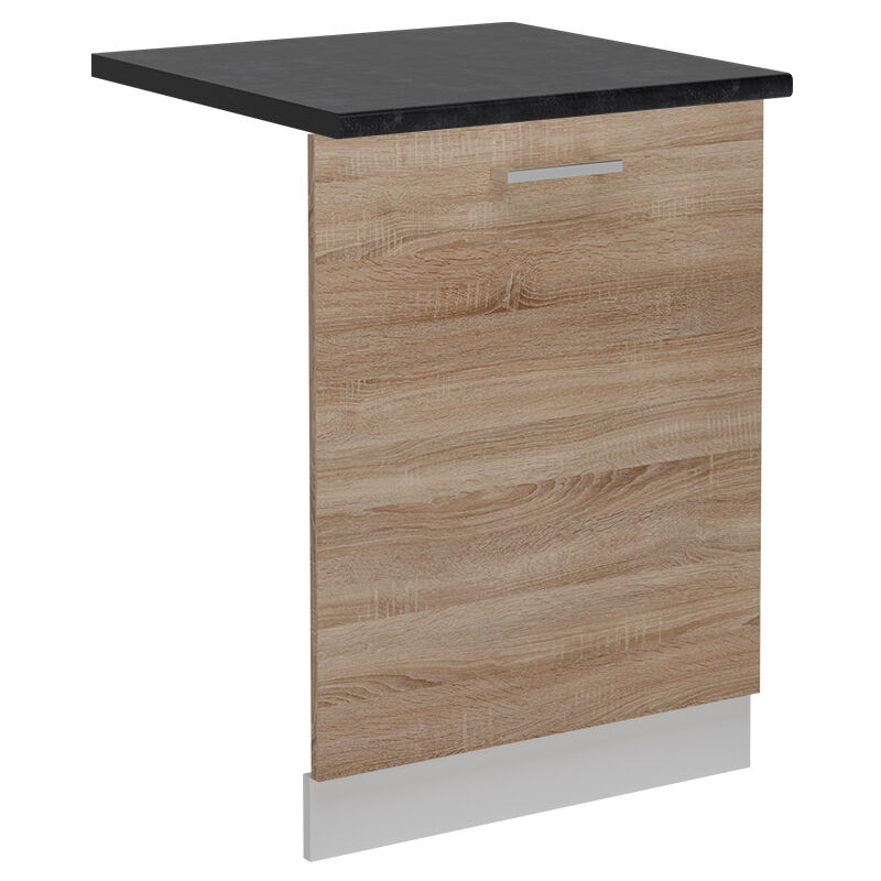 foto del prodotto vicco coperchio per lavastoviglie r line, sonoma, 60 cm , pl antracite