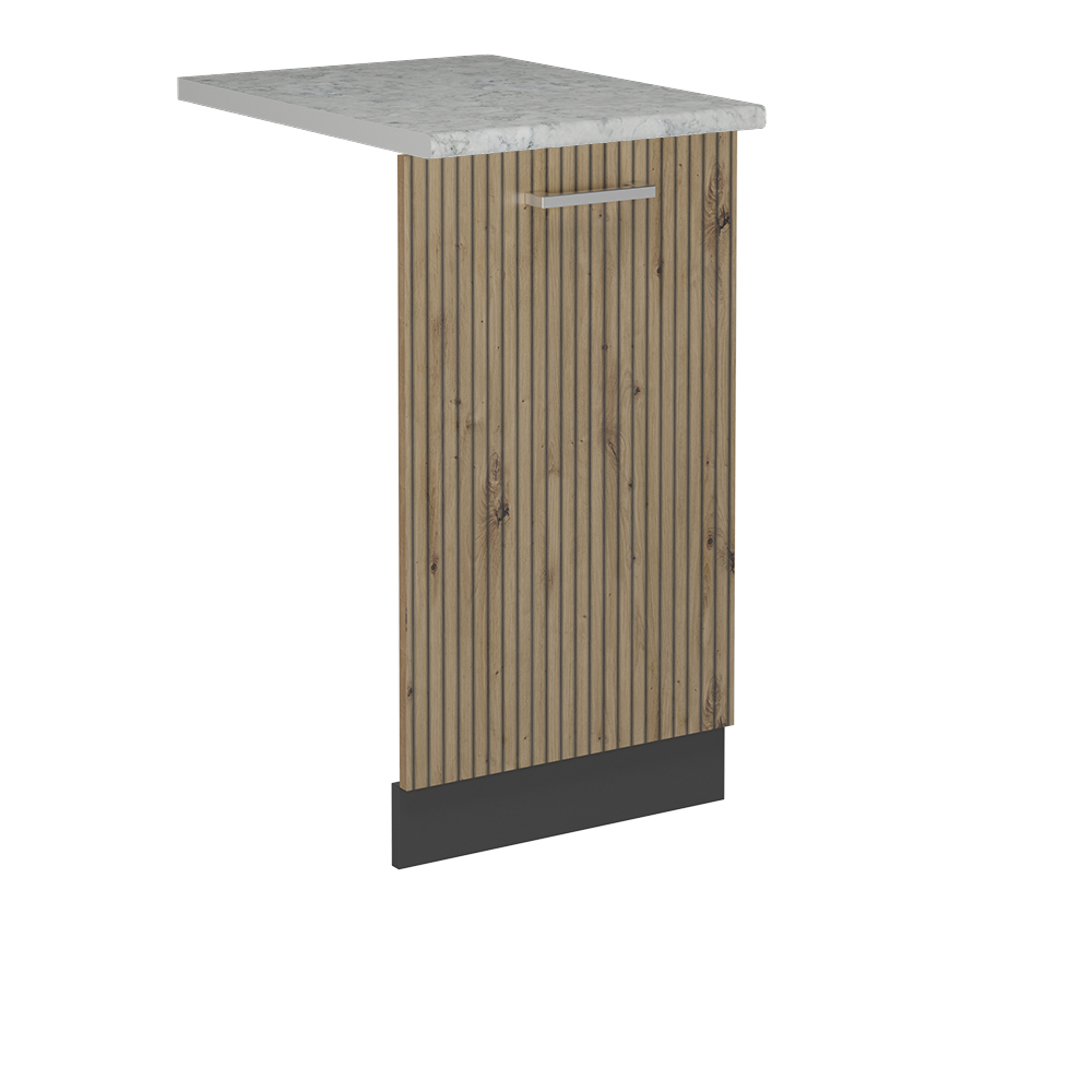 foto del prodotto vicco coperchio per lavastoviglie rovere artigianale 45 cm , pl marmo
