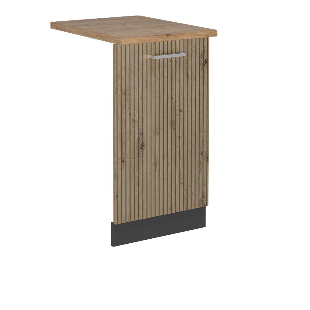 foto del prodotto vicco coperchio per lavastoviglie rovere artigianale 45 cm , pl rovere