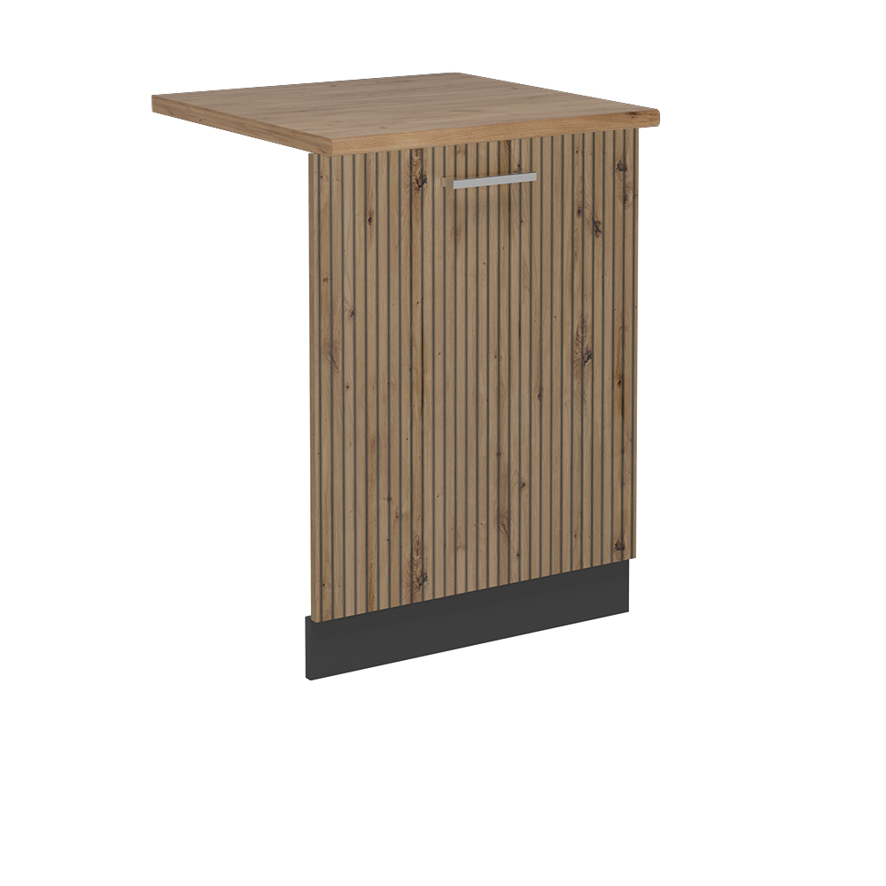foto del prodotto vicco coperchio per lavastoviglie rovere artigianale 60 cm , pl rovere