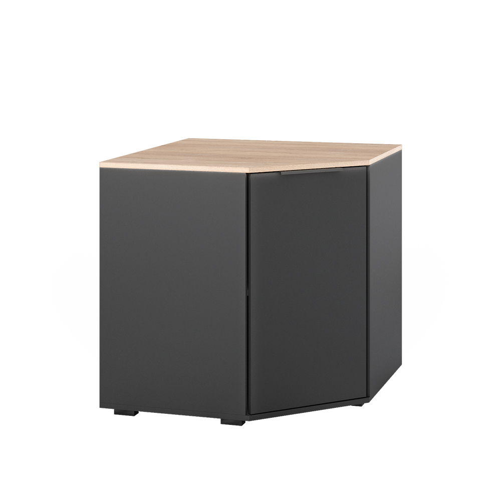 foto del prodotto vicco credenza antracite 77.9 x 77.9 cm con 1 porta