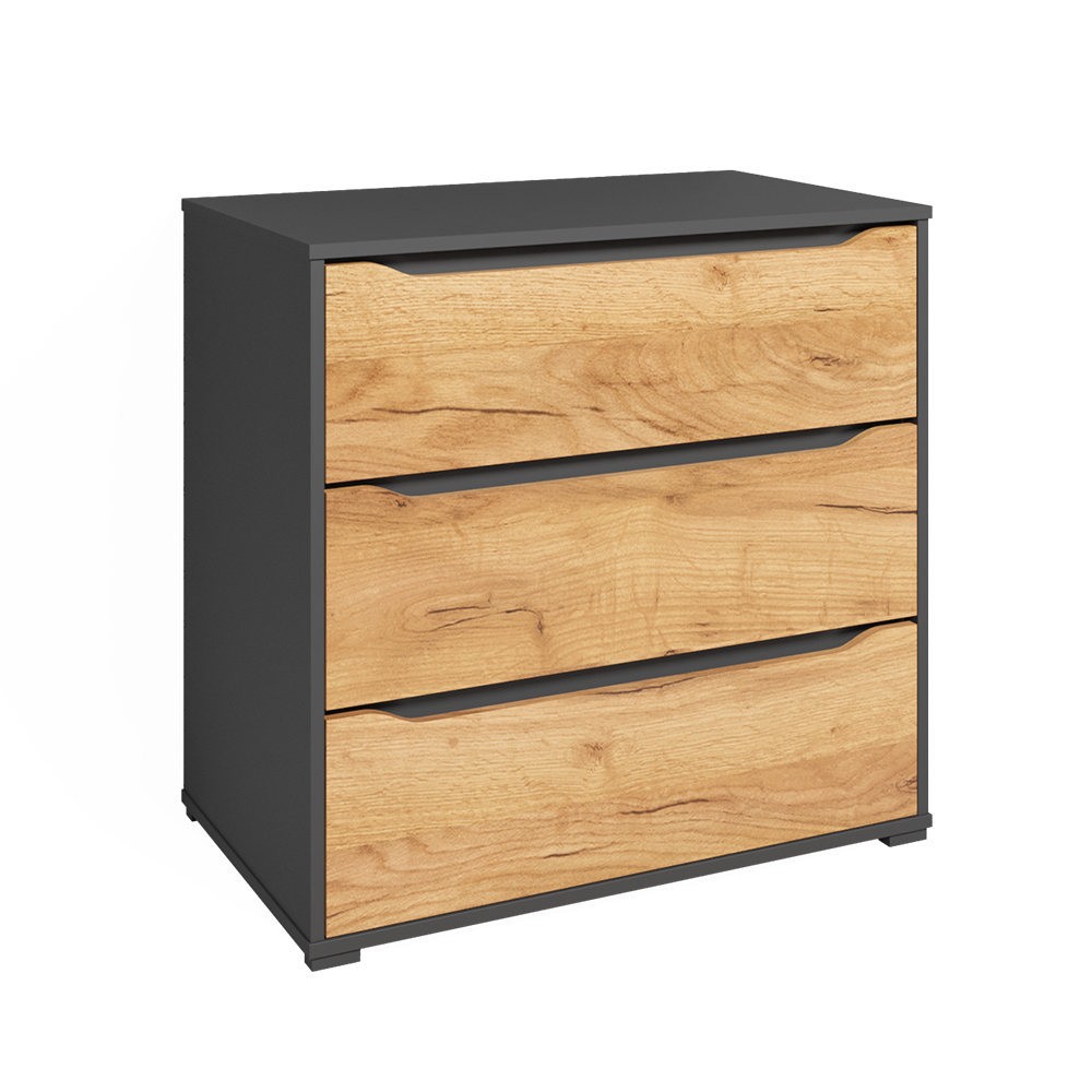 foto del prodotto vicco credenza quercia dorata 48 x 77.6 cm con cassetti