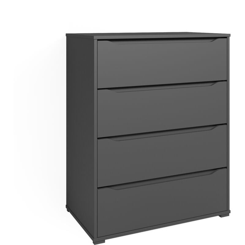 foto del prodotto vicco credenza ruben, antracite, 80 x 101.6 cm con 4 cassetti
