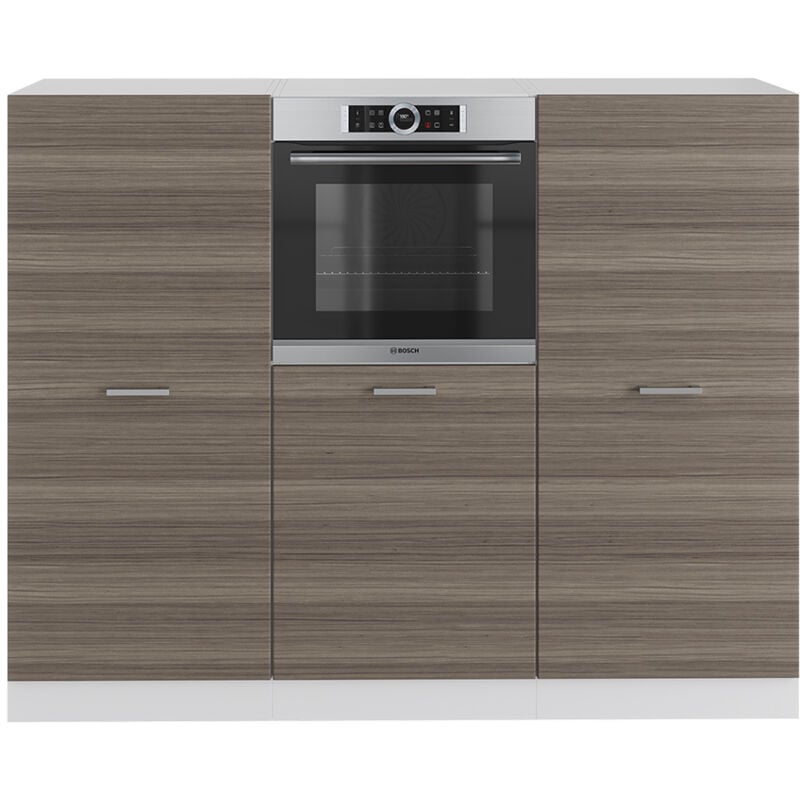 foto del prodotto vicco cucine componibili piccole grigio prezioso bianco 180 cm senza piano di lavoro