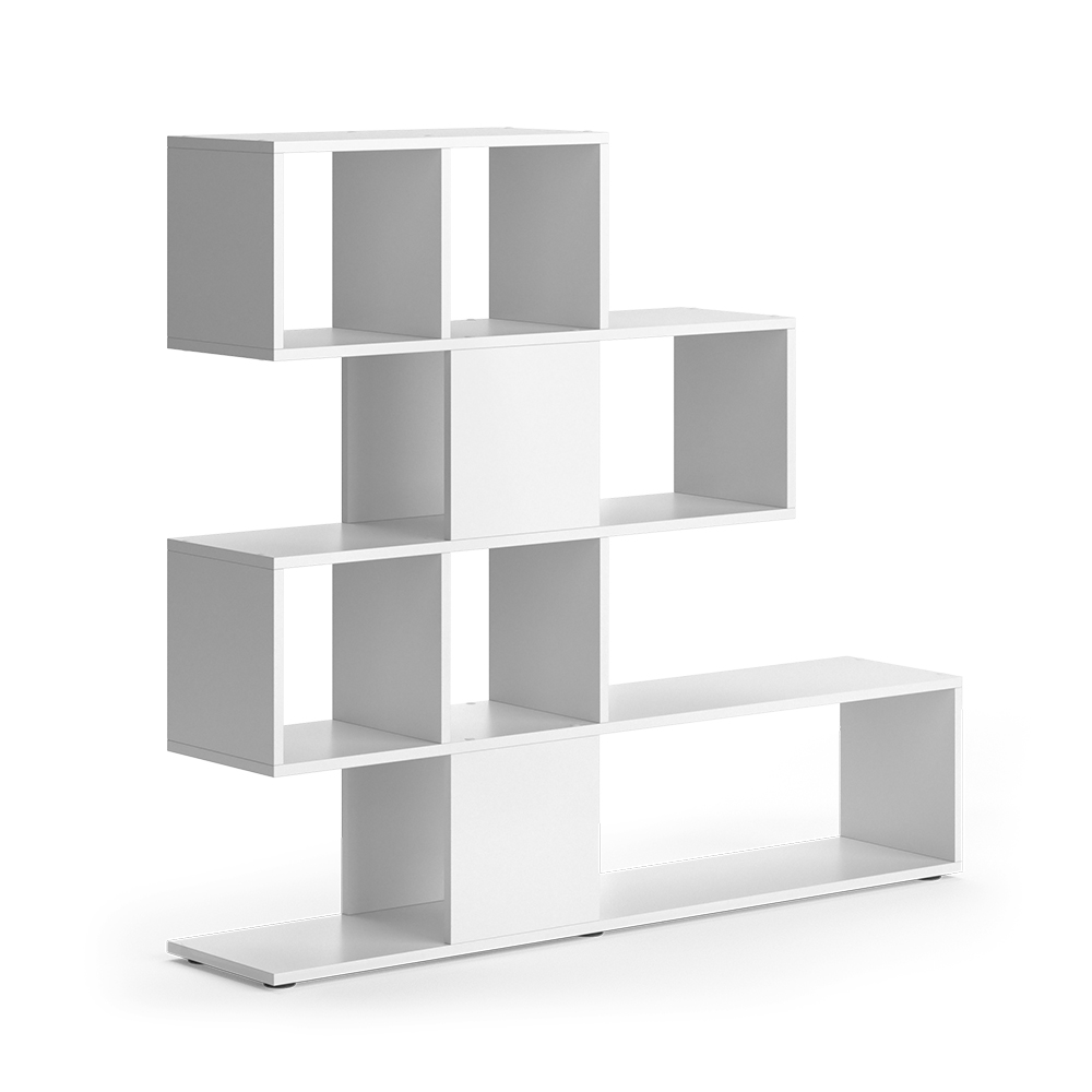 foto del prodotto vicco divisorio per ambienti bianco 124.4 x 113 cm con 4 scatole pieghevoli