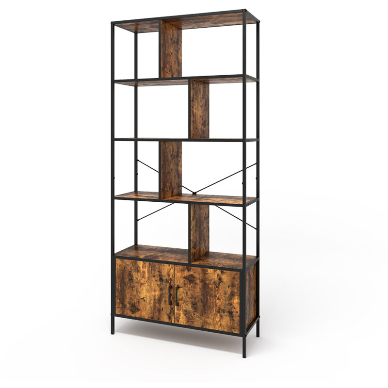 foto del prodotto vicco divisorio per ambienti fyrk, rovere rustico, 80 x 180 cm con 2 porte
