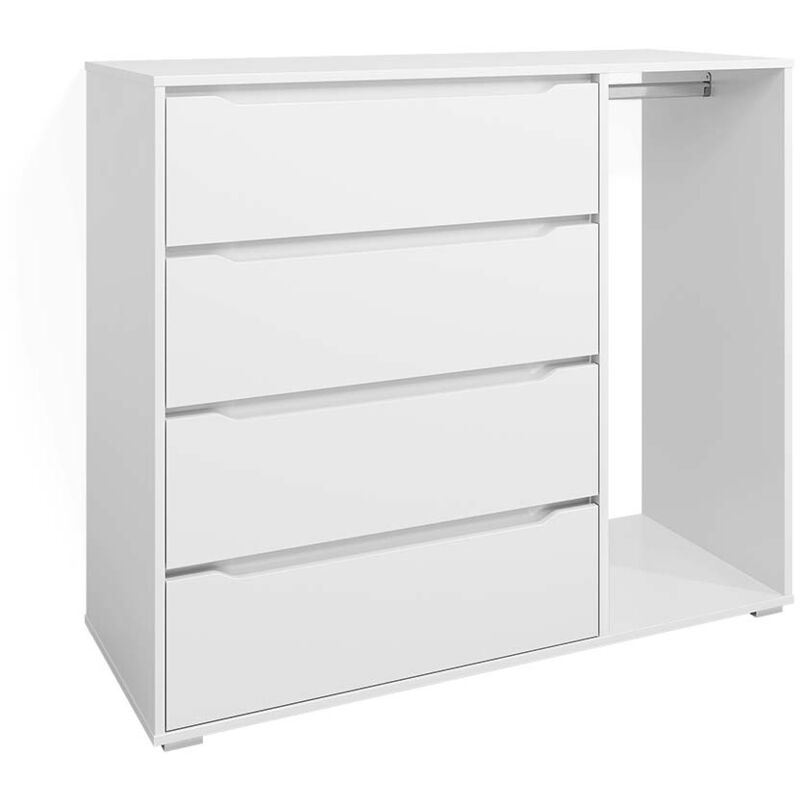 foto del prodotto vicco guardaroba per bambini ruben, bianco, 120 x 101.9 cm con 4 cassetti