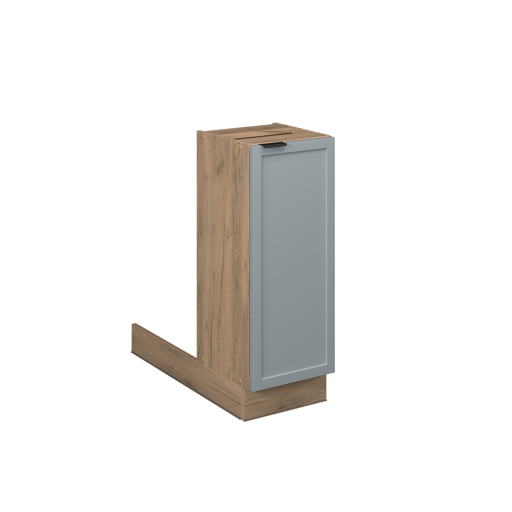 foto del prodotto vicco isola cucina blu grigio chiaro 30 cm senza piano di lavoro