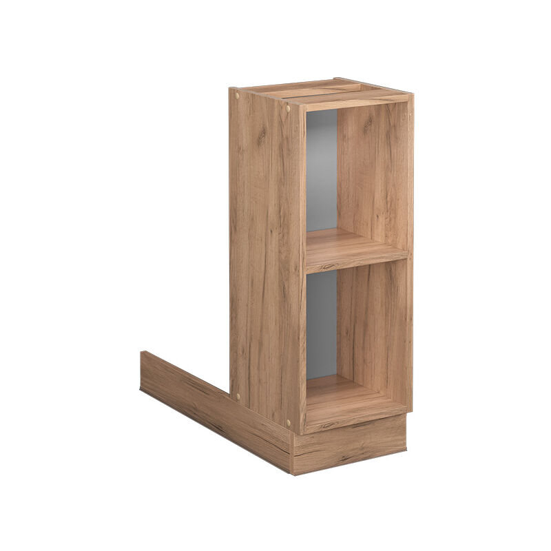 foto del prodotto vicco isola cucina fame line, quercia dorata, 30 cm senza piano di lavoro