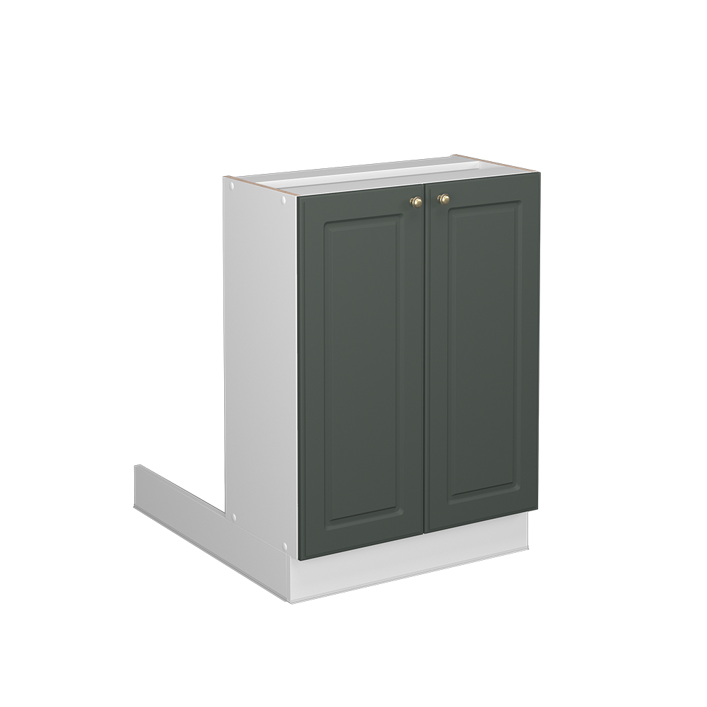 foto del prodotto vicco isola cucina verde-oro country house 60 cm senza piano di lavoro