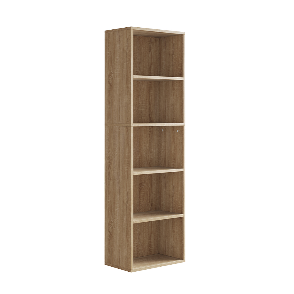 foto del prodotto vicco libreria sonoma 40 x 132 cm con 5 scomparti