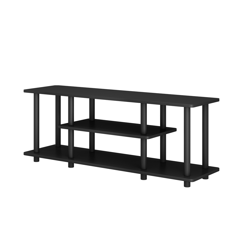 foto del prodotto vicco lowboard nero 110 x 41.5 cm con ripiani aperti