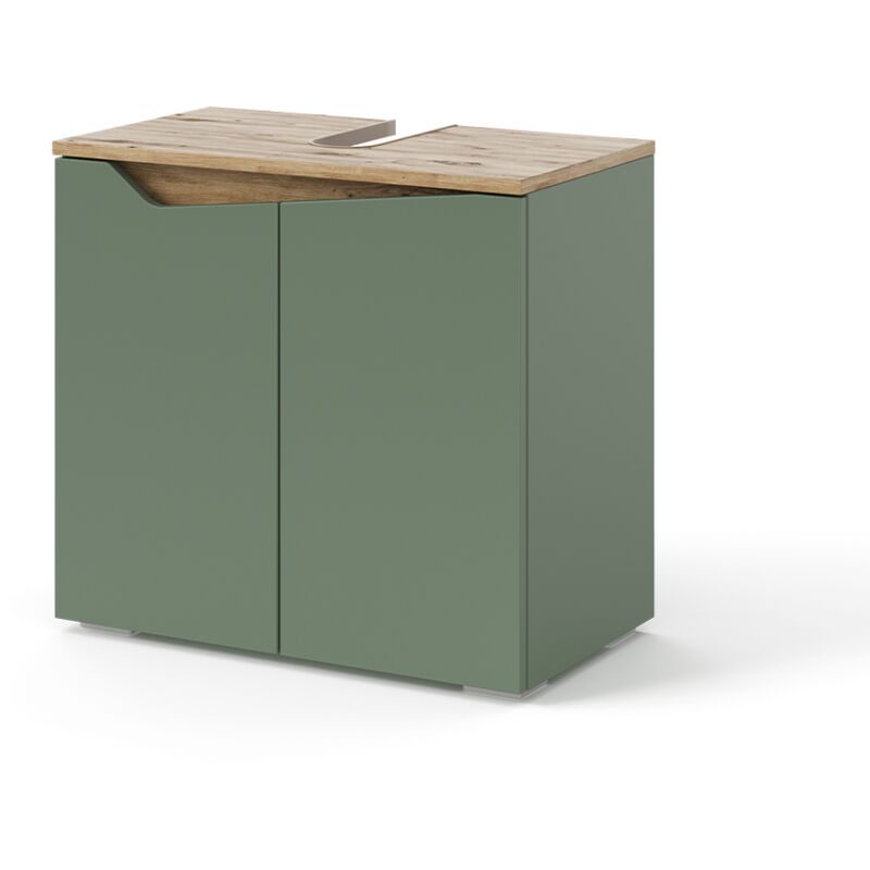 foto del prodotto vicco marelle, verde antracite, 60 x 57.5 cm con 2 porte