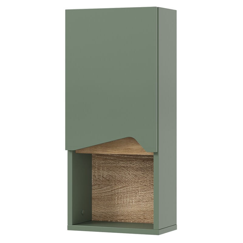 foto del prodotto vicco marelle, verde artigianale, 30 x 67 cm con porta e vano aperto