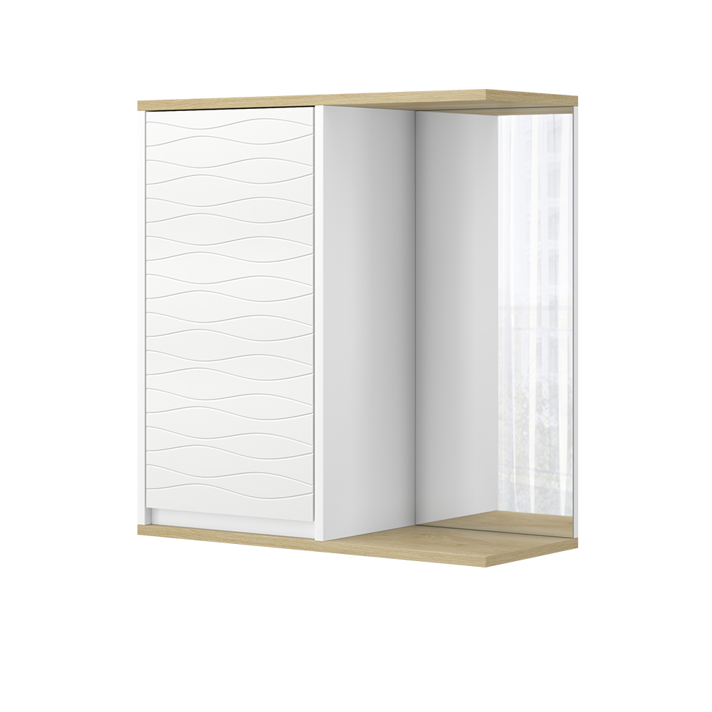 foto del prodotto vicco mobile a specchio per il bagno bianco 60 x 63 cm con specchio