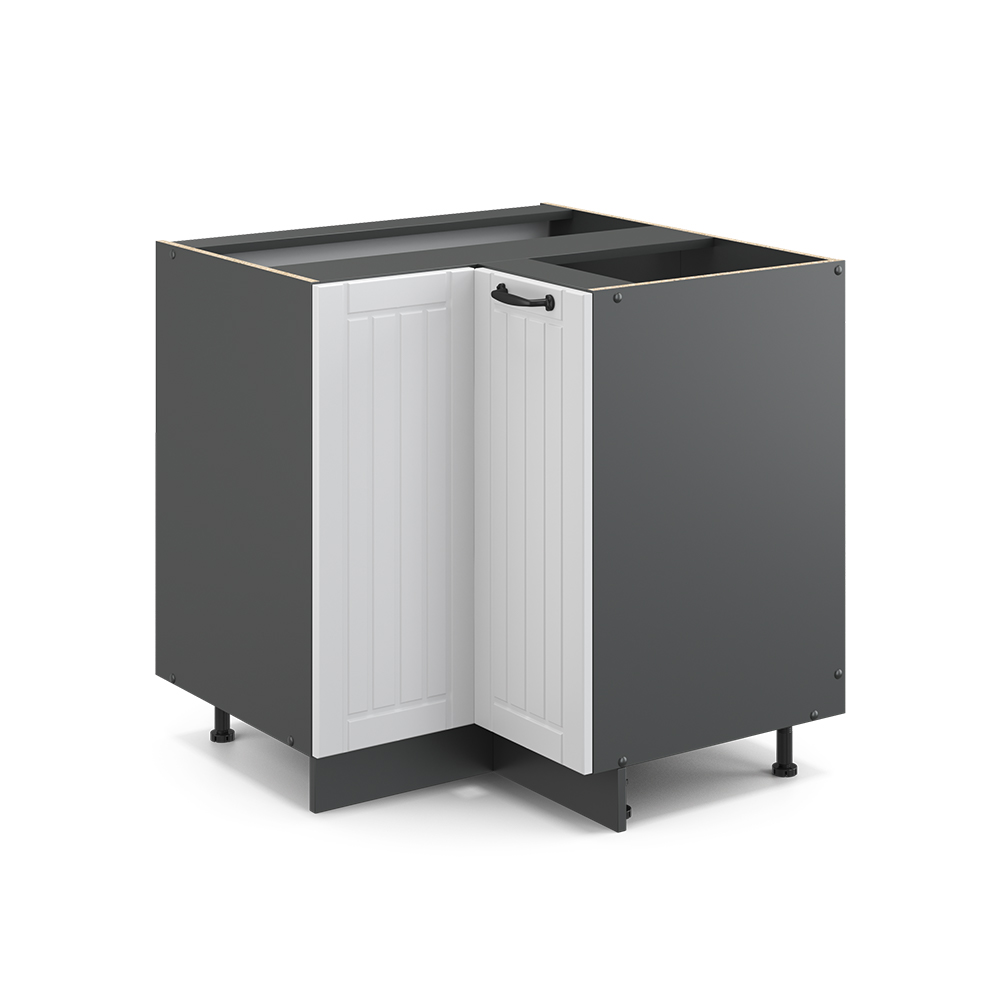 foto del prodotto vicco mobile ad angolo cucina bianco casa di campagna 80.5 cm senza piano di lavoro