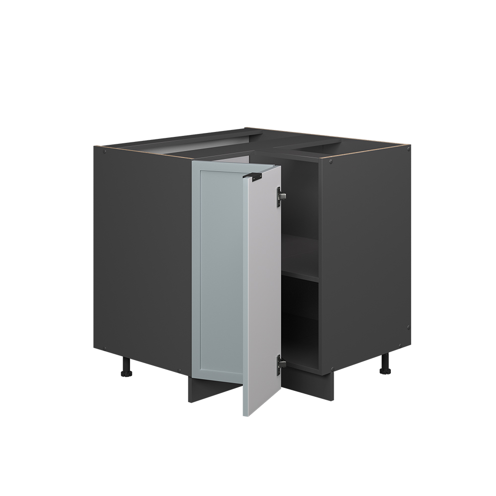 foto del prodotto vicco mobile ad angolo cucina blu grigio chiaro 80.5 cm , pl rovere