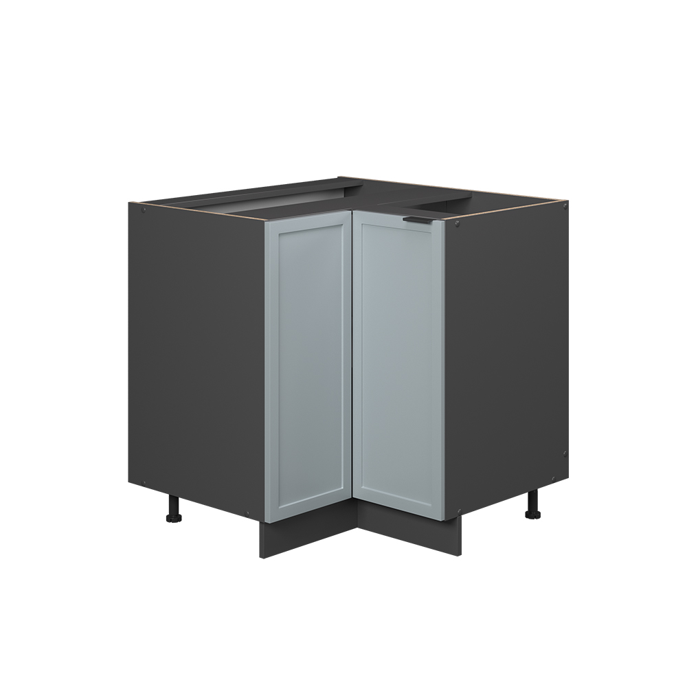 foto del prodotto vicco mobile ad angolo cucina blu grigio chiaro 80.5 cm senza piano di lavoro