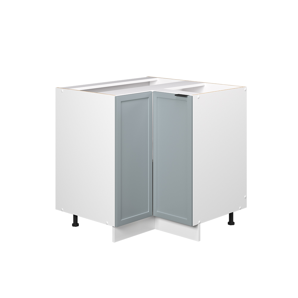 foto del prodotto vicco mobile ad angolo cucina blu grigio chiaro 80.5 cm senza piano di lavoro