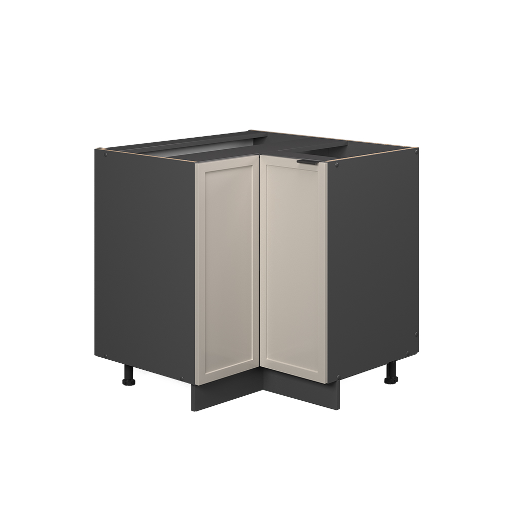 foto del prodotto vicco mobile ad angolo cucina grigiobeige 80.5 cm senza piano di lavoro