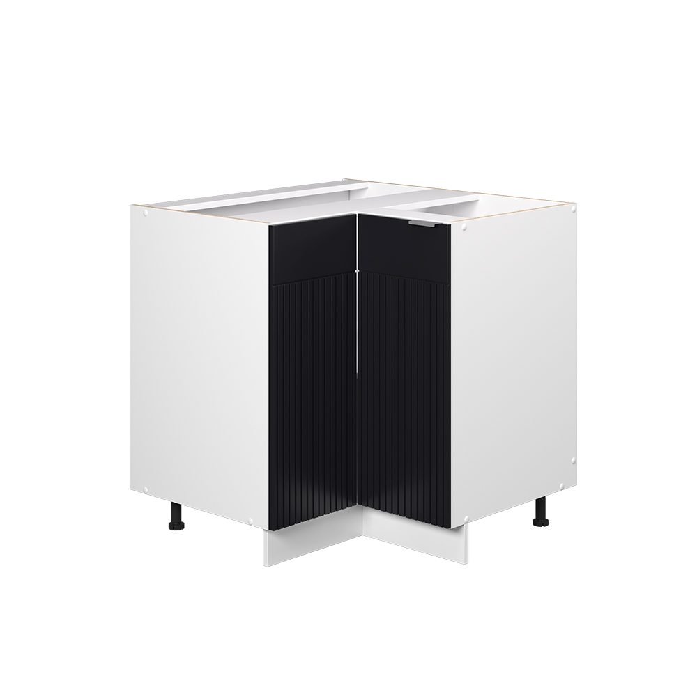 foto del prodotto vicco mobile ad angolo cucina nero a righe 80.5 cm senza piano di lavoro