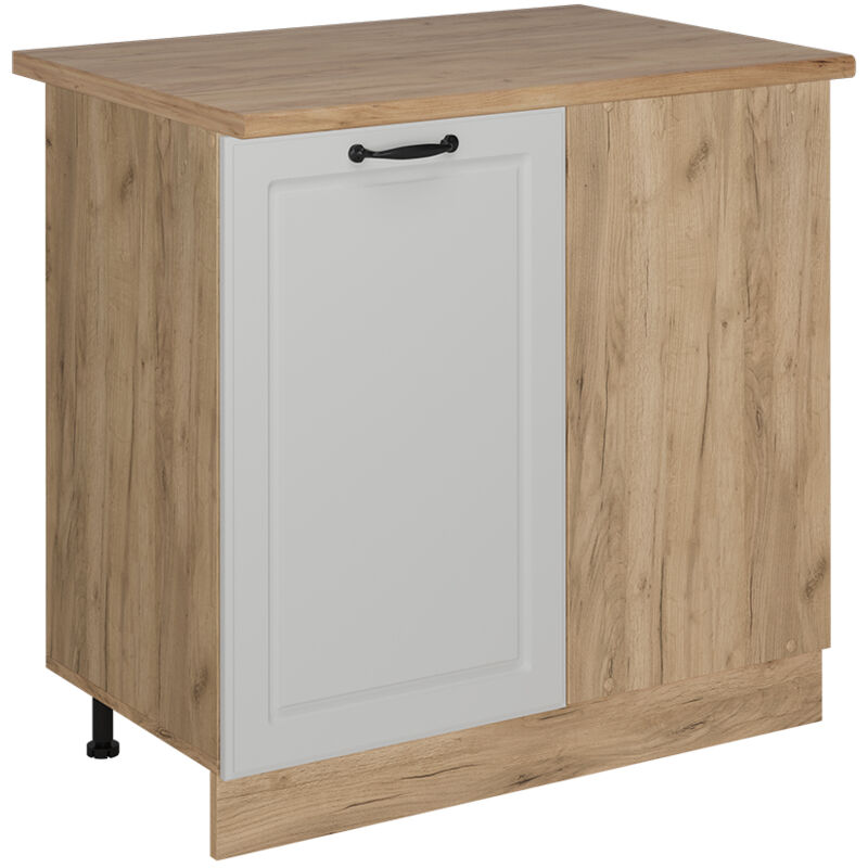 foto del prodotto vicco mobile ad angolo cucina r line, bianco casa di campagna, 86 cm , pl rovere