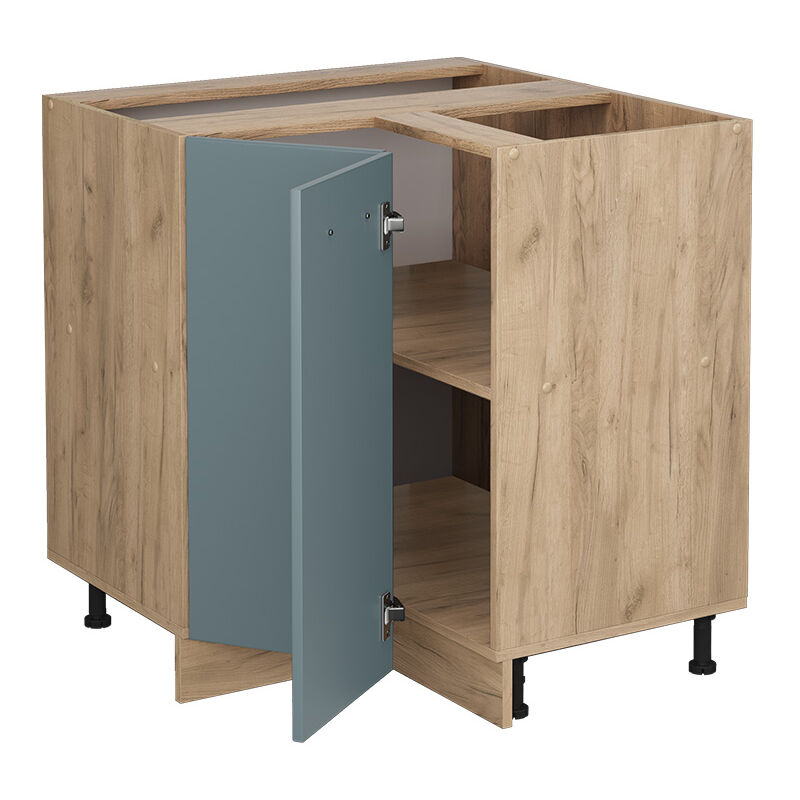 foto del prodotto vicco mobile ad angolo cucina r line, grigio blu, 75.6 cm senza piano di lavoro