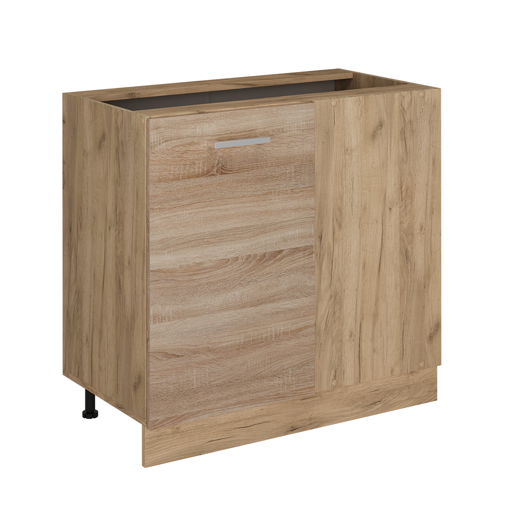 foto del prodotto vicco mobile ad angolo cucina sonoma 86 cm senza piano di lavoro