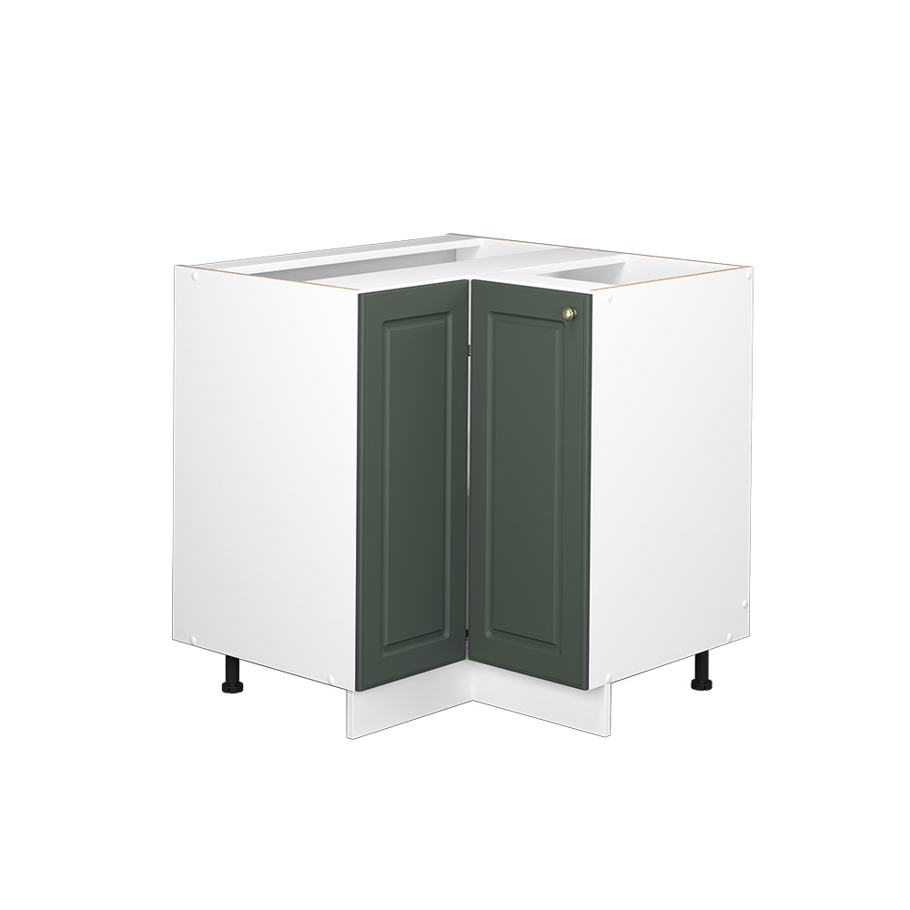 foto del prodotto vicco mobile ad angolo cucina verde oro country house 80.5 cm senza piano di lavoro