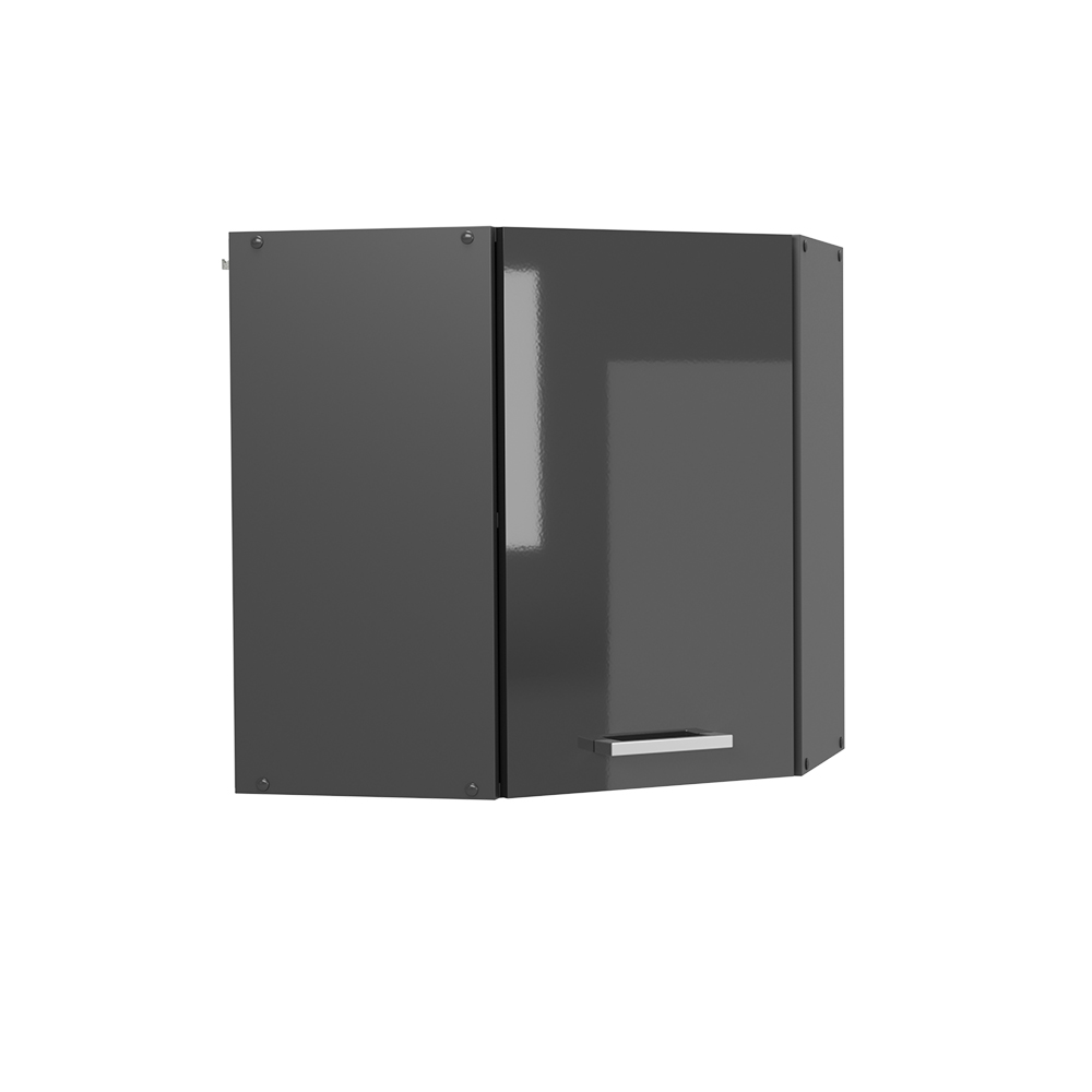 foto del prodotto vicco mobile angolare da cucina antracite lucido 57 cm