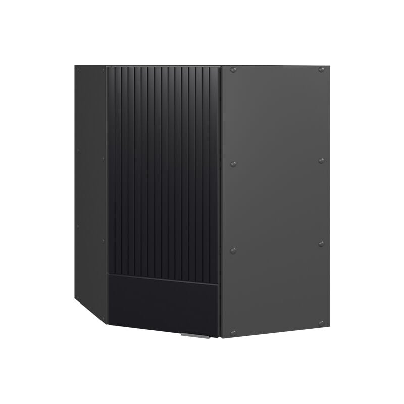 foto del prodotto vicco - mobile angolare da cucina fame-line, nero a righe, 57 cm