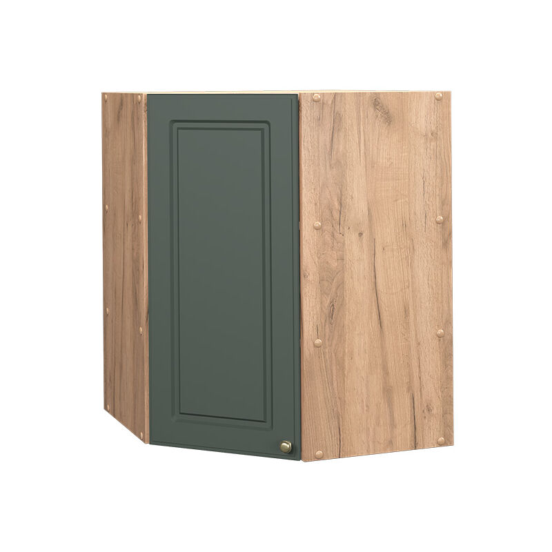 foto del prodotto vicco mobile angolare da cucina fame line, verde oro country house, 57 cm