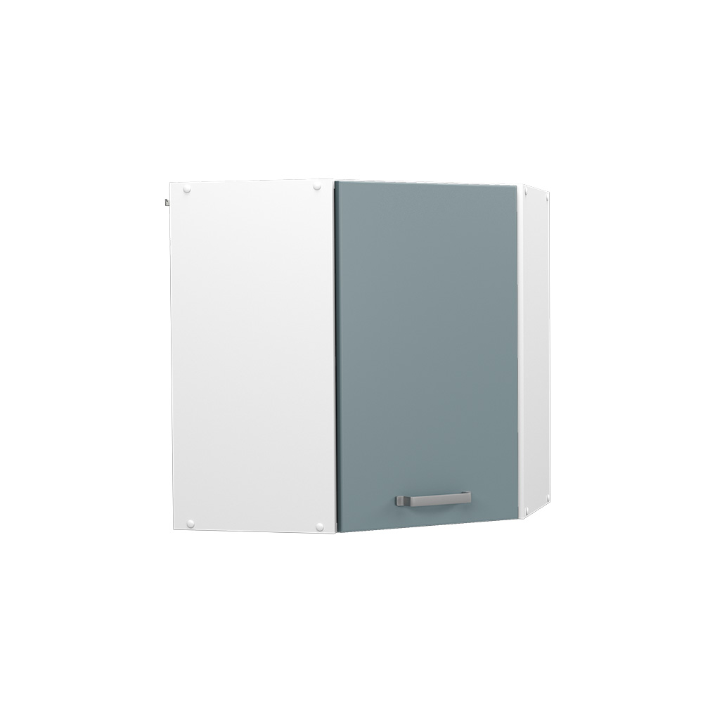 foto del prodotto vicco mobile angolare da cucina grigio-blu 57 cm