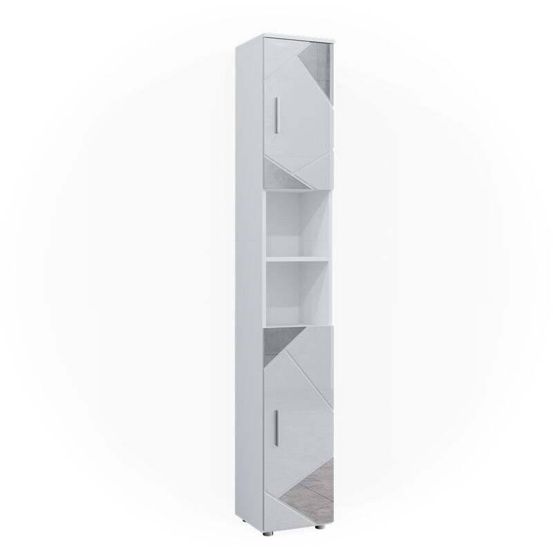 foto del prodotto vicco mobile bagno alto irma, bianco, 30 x 192 cm