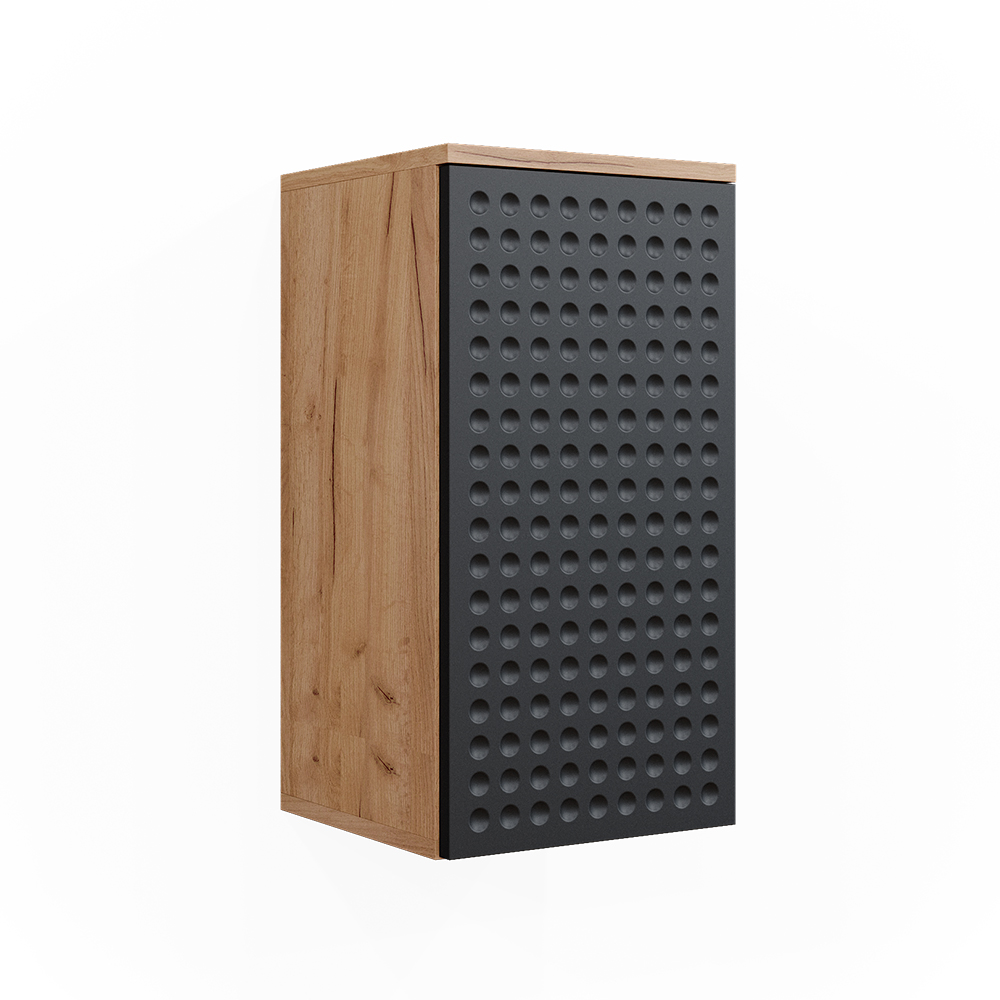 foto del prodotto vicco mobile bagno antracite puntinato 30 x 59 cm 2 scomparti, bagno