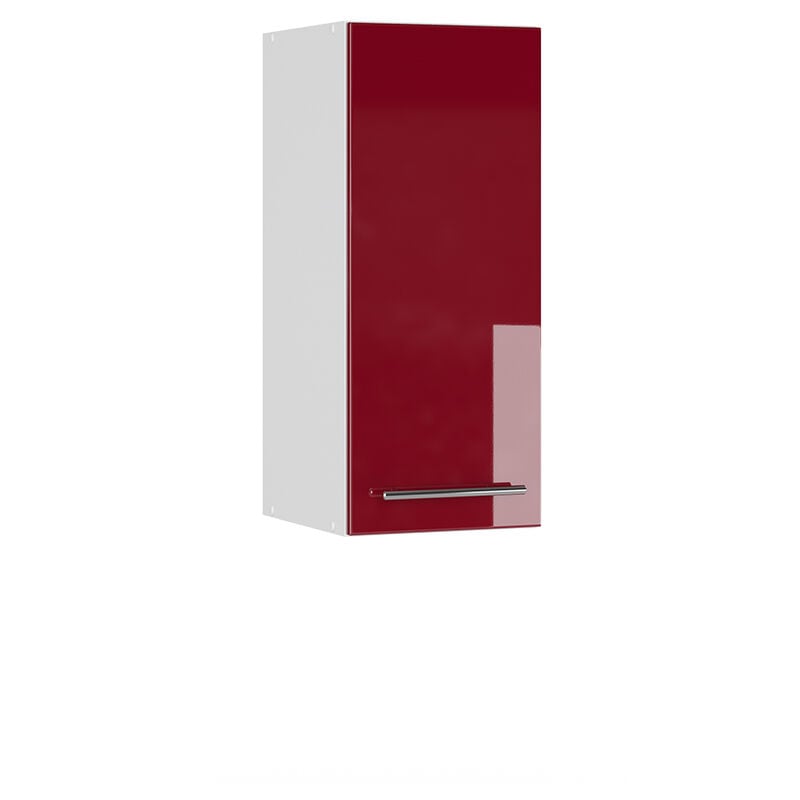 foto del prodotto vicco mobile bagno fame line, rosso bordeaux lucido, 30 x 72 cm