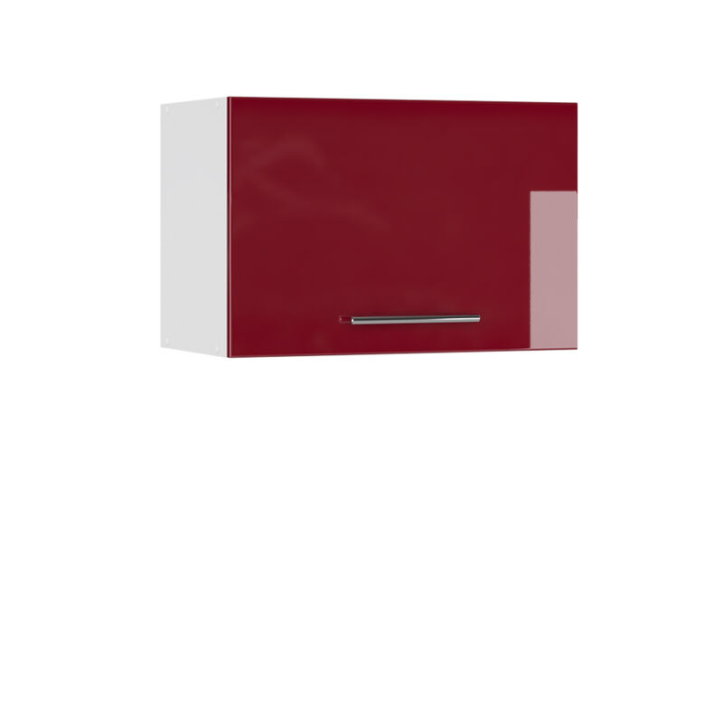 foto del prodotto vicco mobile bagno fame line, rosso bordeaux lucido, 60 x 40 cm piatto