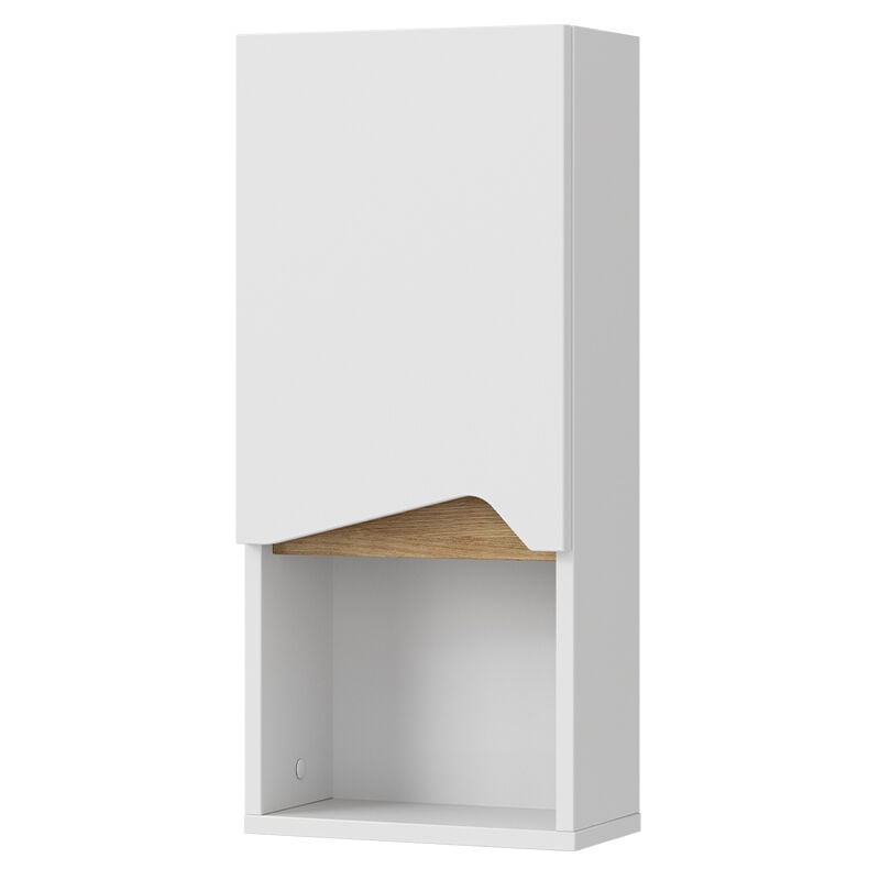 foto del prodotto vicco mobile bagno marelle, bianco, 30 x 67 cm con porta e scomparto aperto