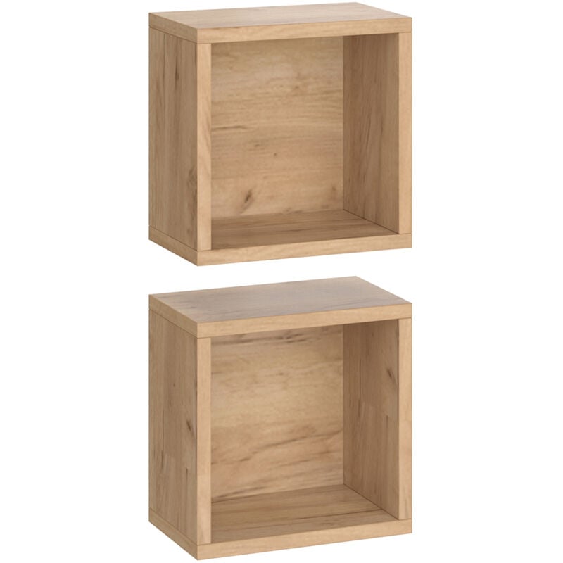 foto del prodotto vicco mobile bagno senyo, quercia dorata, 25 x 25 cm set di 2