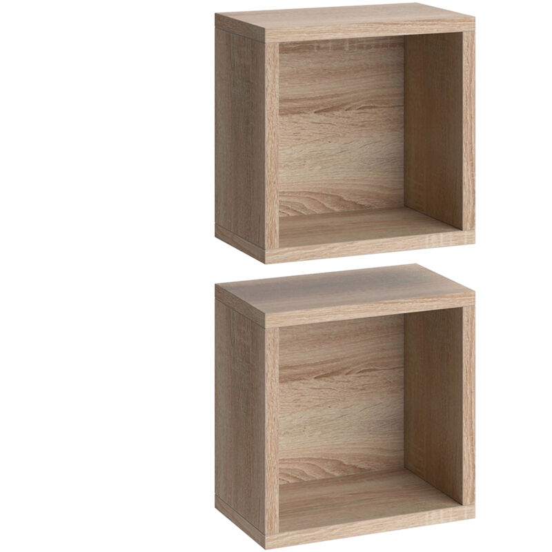 foto del prodotto vicco mobile bagno senyo, sonoma, 25 x 25 cm set di 2