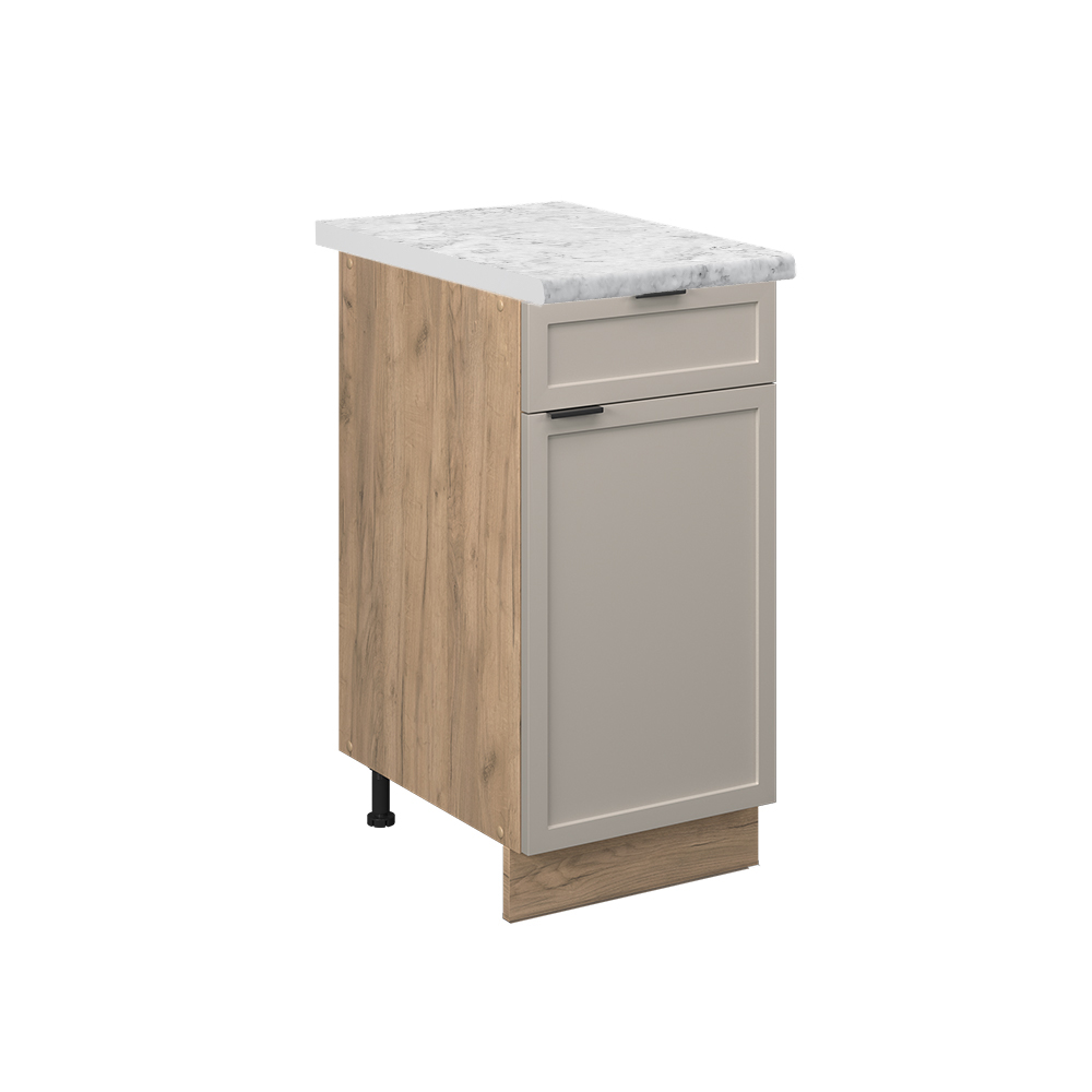 foto del prodotto vicco mobile base cucina grigiobeige 40 cm , pl marmo