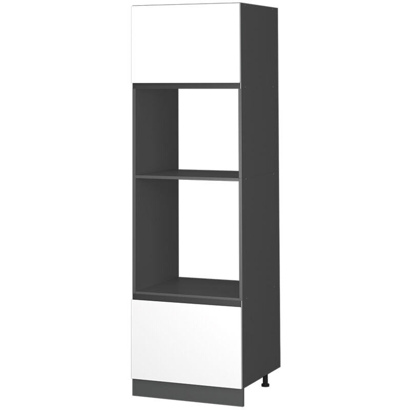 foto del prodotto vicco mobile cucina microonde r line, bianco, 60 cm forma a j
