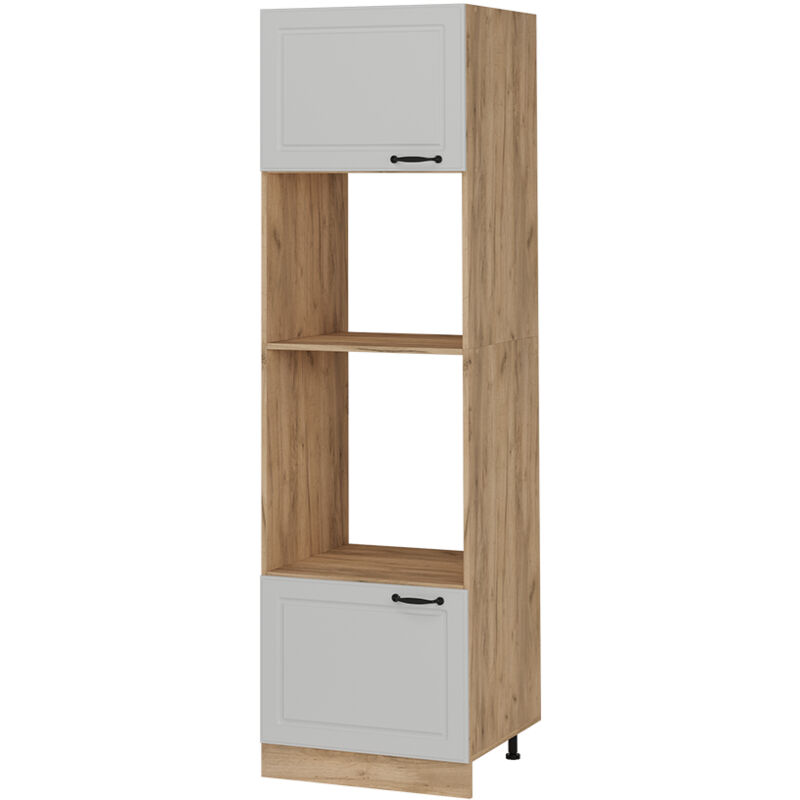 foto del prodotto vicco mobile cucina microonde r line, bianco casa di campagna, 60 cm